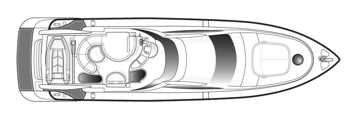 Azimut 68E Flybridge Deck